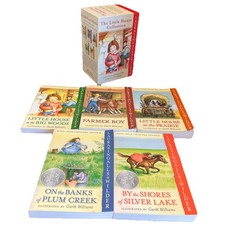 5x Little House Collection Laura Ingalls Wilder Paperback Box Set Only 1 Read