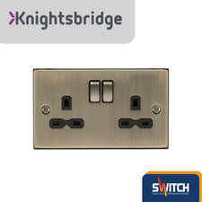 Antique Brass Double Plug