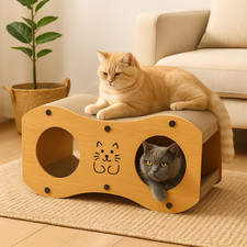 NEW Large Cat House Cat Scratcher Cardboard Lounge Bed Pet Cat Scratching Board