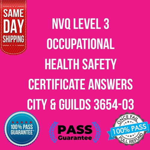 City guilds 3654 - &, nvq