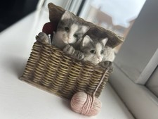kitty in a basket ornament