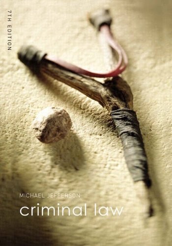 Criminal law foundation - criminal,