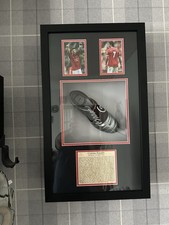 Cristiano Ronaldo Manchester United Football Boot Hand Signed Framed with COA
