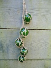 5 Green Fishing Boat Net Glass
