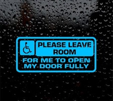 PLEASE LEAVE ROOM TO OPEN DOOR