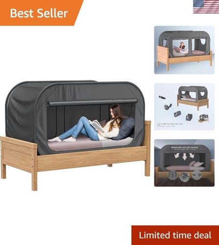 Modern black twin bed tent - modern,