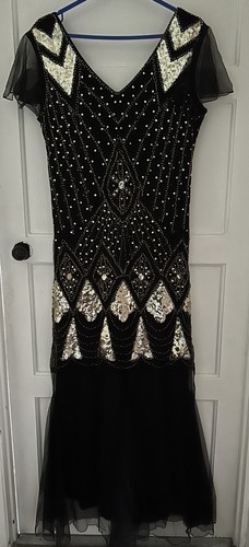 Women 1920 flapper dress - 1920's,