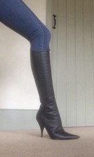 Christian Dior Leather Boots