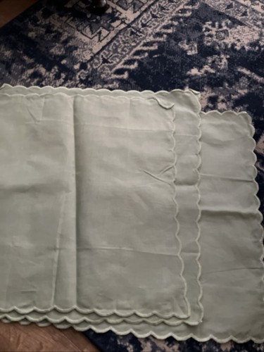 Serviettes napkins green - serviettes,