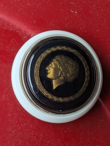 Horn push button golden - button,