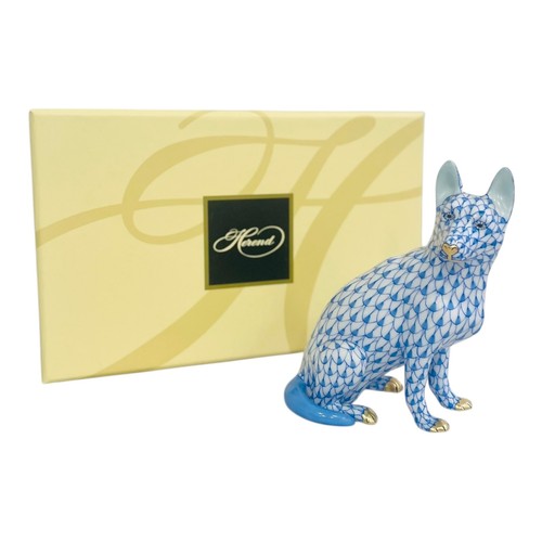 Herend dog figurine german - figurine,