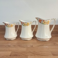 Set Of 3 Alfred Meakin jugs in