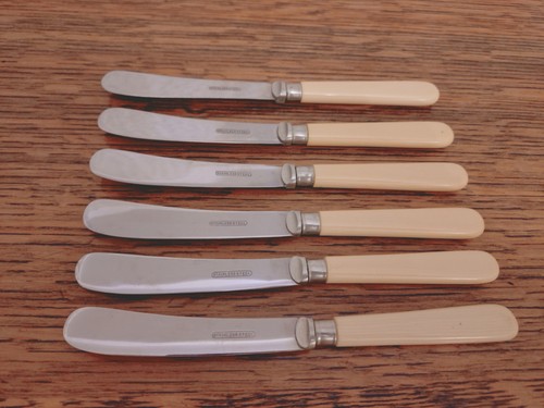 Vintage set faux bone - vintage,
