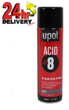 UPol Acid 8 1K Etch Primer 450ml Aerosol Car Paint Fast Drying Aluminium Upol