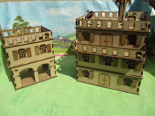 28mm arabic adobe houses - arabic,