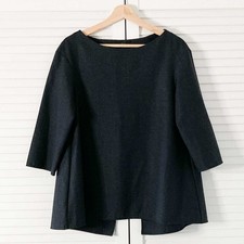 COS Top Size 38 Charcoal Grey