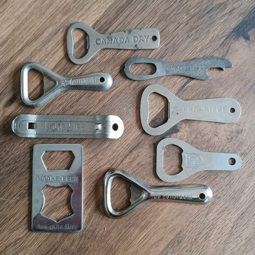 Vintage beer bottle openers - bottle, x8
