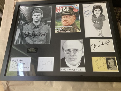 Dads army signed display - signed,