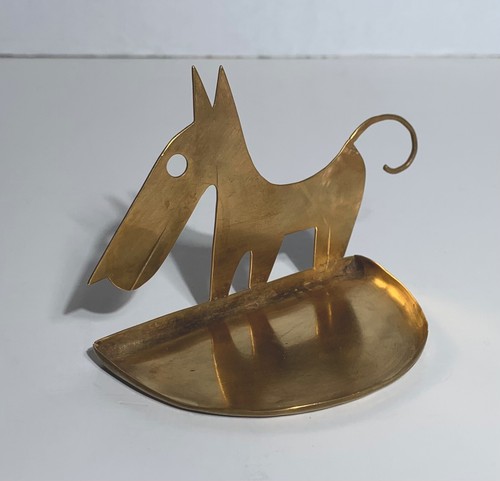 Hagenauer brass dog desk - hagenauer,