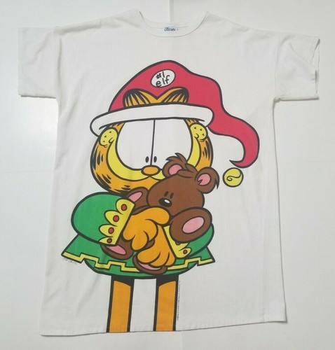 Vtg 70s garfield night shirt - vtg,