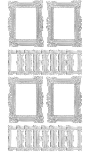 Miniature silver photoframe - silver,