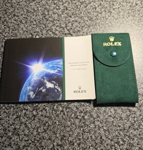 Genuine rolex service - rolex, booklet