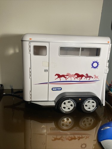 Larger breyer horse trailer - horse,