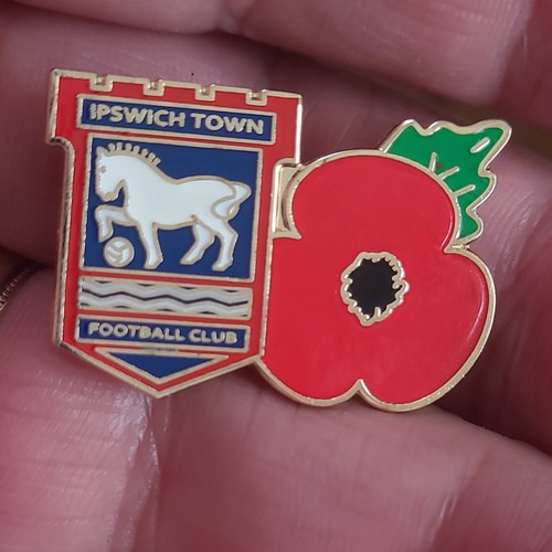 Ipswich town badge wear - badge, with
