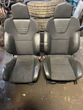 ZAFIRA VXR RECARO HALF BLACK LEATHER FRONT SEATS PAIR