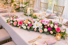 Table top wedding flowers -