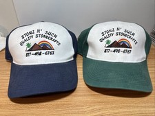 2 Genuine Quality Brand “Stonz N’ Such” Adjustable Cap, One Size Hats