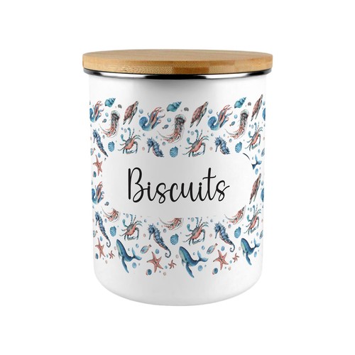 Extra large enamel biscuit - large,