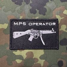 MP5 OPERATOR Embroidered Patch Hook Back HK Heckler Koch MP5-K HK94 SP5 SMG