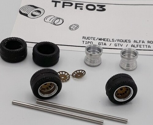 Wheels alfa romeo - 1/43, 33