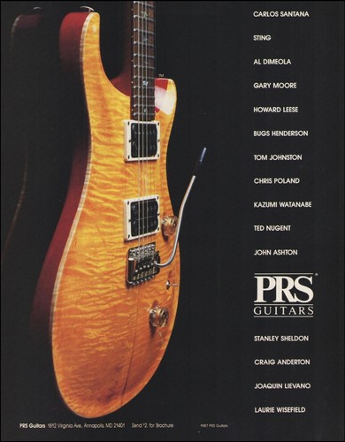 Prs 1990 who - who, guitar