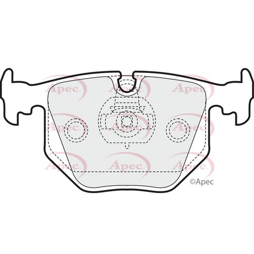 Brake pads set for bmw - brake, e83