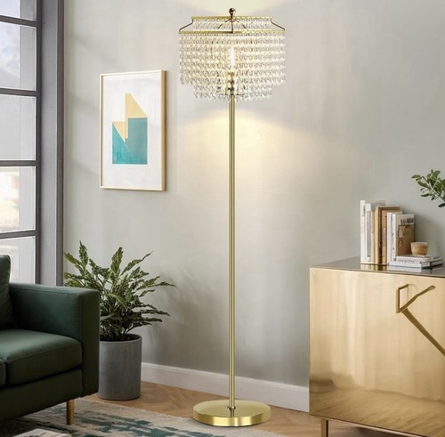 Crystal floor lamp modern - floor, lamp,modern