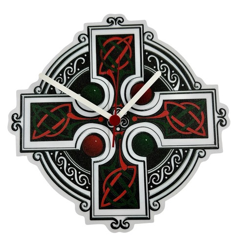 Celtic cross clock - cross,