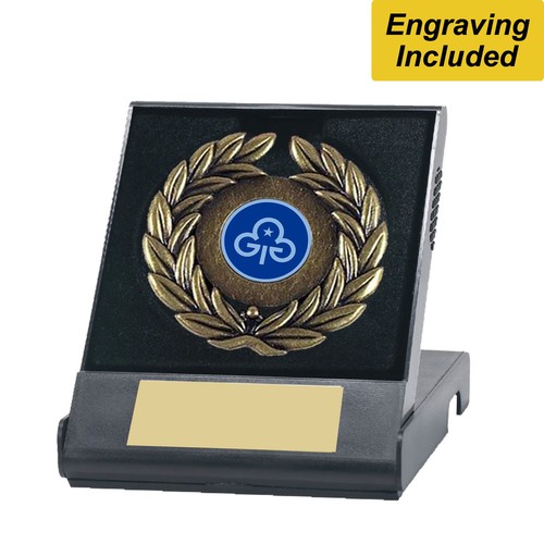 Girl guides medal - girl, in