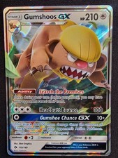 Pokemon Gumshoos GX 110/149 Sun & Moon LP/NM