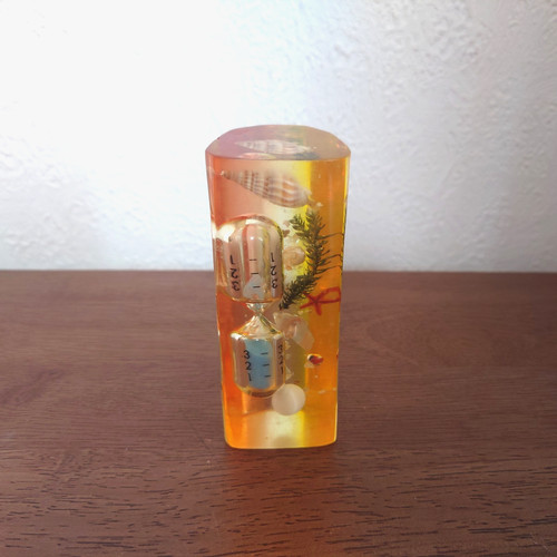 Vintage lucite hourglass - vintage, retro