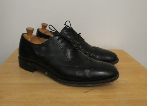 Loake brogues black - leather, uk