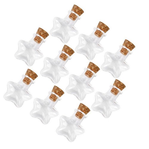 Pcs small glass bottles - 10,