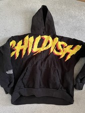 Childish Hoodie Flames Black