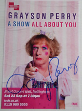 GRAYSON PERRY AUTOGRAPHED 8 X