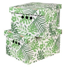 2pc Decorative Storage Boxes
