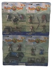 COMPLETE SET OF BRITAINS ROBIN HOOD VINTAGE CARDED FIGURE SETS TOY SOLDIERS