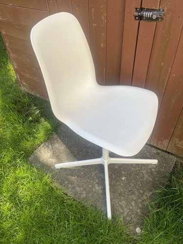 Ikea white office chair - office,