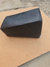 Vintage Motorcycle Pillion Seat Leather  10 Inch By 5 Inch