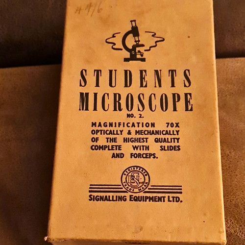 Student microscope no - s.e.l.,